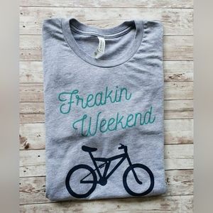 Light Gray "Freakin Weekend" Unisex Tshirt - Bella Canvas
